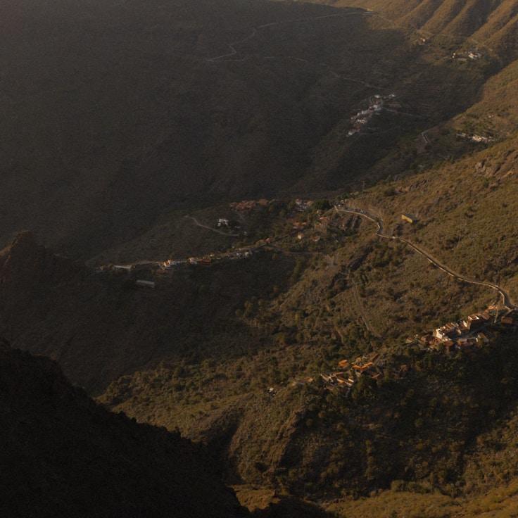 Entertainment zone at night in Portugal